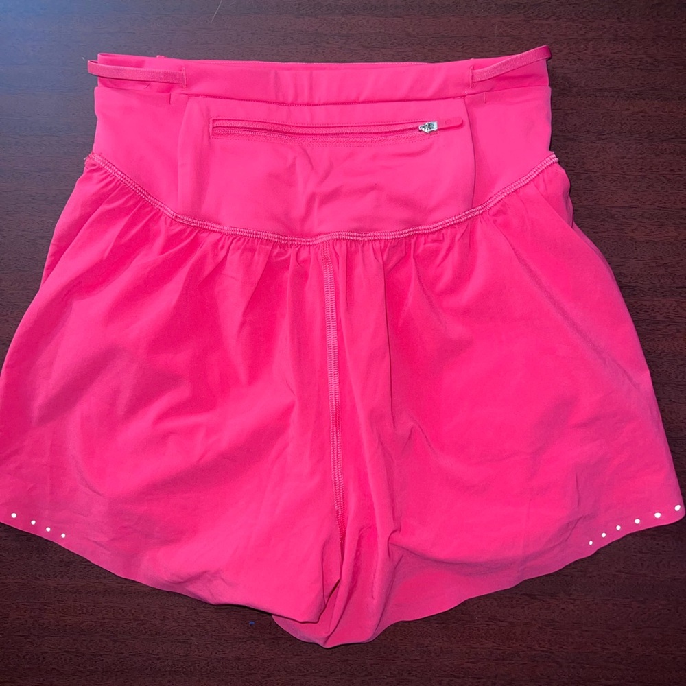 Lululemon Athletica Women's Bright Pink Athletic Shorts - Picture 4 of 4
